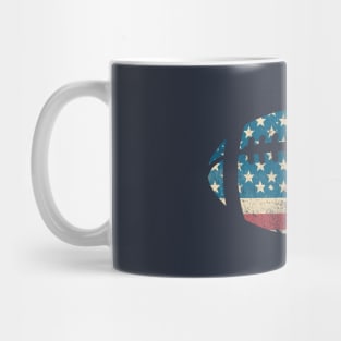 American Football Patriotic Flag Mug